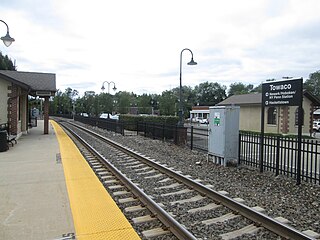 Towaco station train station in Montville, New Jersey