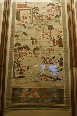 File:Tranh vẽ thời Lê-Trịnh (3) - Painting of the Lê dynasty ...