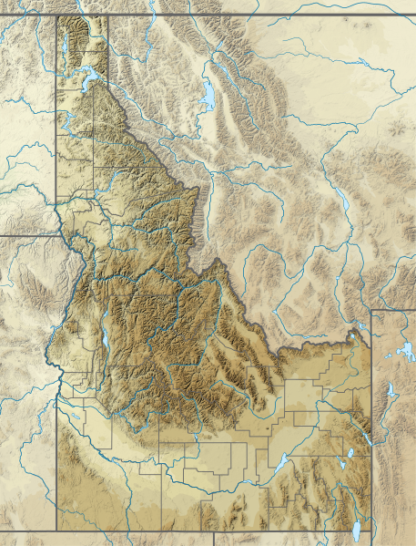 File:USA Idaho relief location map.svg