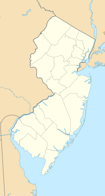 Карта, показывающая расположение национальной зоны отдыха Делавэр Уотер Гэп 
