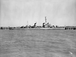 USS <i>Fred T. Berry</i> Gearing-class destroyer