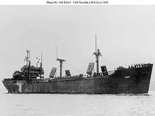 USS <i>Nicollet</i> (AVS-6) Cargo ship of the United States Navy