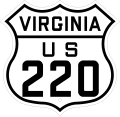 Thumbnail for File:US 220 Virginia 1926.svg