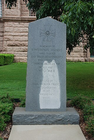 <i>Confederate Monument</i> (Fort Worth, Texas) Outdoor Confederate memorial installed in Fort Worth, Texas