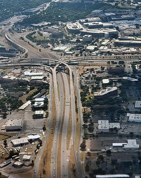 The I-35 and US 290 junction in Austin.