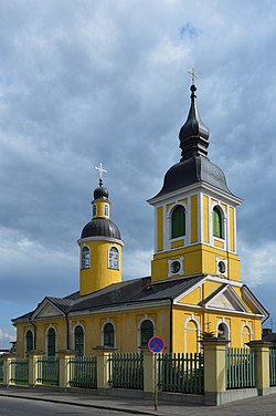 Az Alexandriai Szent Katalin ortodox templom épülete Võru belvárosában