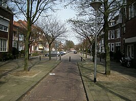 De Van Cleefstraat richting Mgr. Boermansstraat