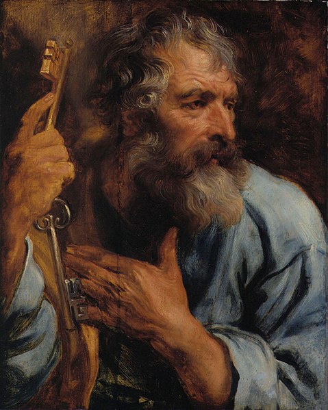 File:Van Dyck - BUST OF THE APOSTLE PETER.jpg