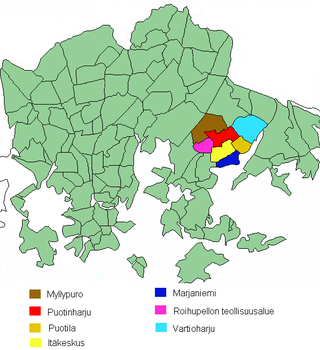 <span class="mw-page-title-main">Vartiokylä</span> Helsinki Subdivision in Uusimaa, Finland