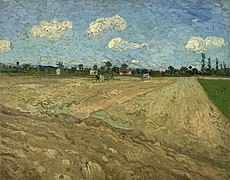 Ploughed field by Vincent van Gogh