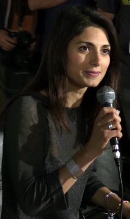 Virginia Raggi, conferenza dopo il primo turno elezioni