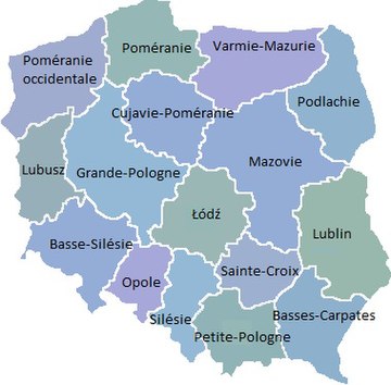 Voïvodies de Pologne