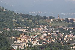 Skyline of Galbiate