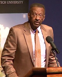 Walter E. Williams speaks at Texas Tech in 2013 (cropped).jpg