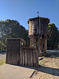 Thumbnail for File:Water tower at Roaring Camp Railroad.jpg