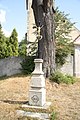 Čeština: Kříž u kostela sv. Lucie v Ježově, okr. Pelhřimov. English: Wayside cross near of Church of Saint Lucy in Ježov, Pelhřimov District.