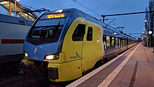 ET 413 der Westfalenbahn in Emden Hbf