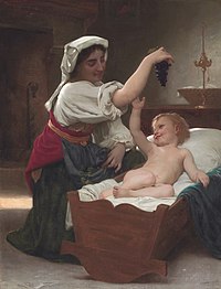 William-Adolphe Bouguereau (1825-1905) - Ciorchina de struguri (1868) .jpg