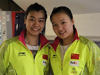 Xia Huan Badminton player