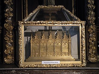 Chasse of Saint Hiltrude in the Church of Saint Hiltrude, Liessies Eglise Sainte Hiltrude de Liessies 18.JPG
