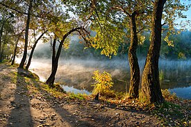 Druhé místo: Národní přírodní park Svaté Hory (Святі Гори), Doněcká oblast, Ukrajina – Uveďte autora: Balkhovitin (License: CC BY-SA 3.0)