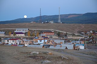 <span class="mw-page-title-main">Khuzhir, Irkutsk Oblast</span> Rural locality on Olkhon Island, Lake Baikal