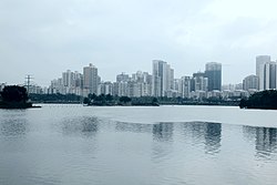 海南 国际 旅游 岛 —— 红 城 湖 景观 （西南 向） - panoramio.jpg
