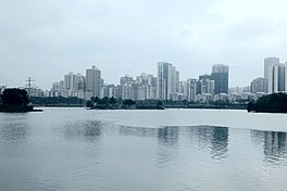 海南国际旅游岛——红城湖景观（西南向） - panoramio.jpg