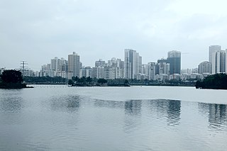 <span class="mw-page-title-main">Hongcheng Lake</span> Urban lake in Hainan, China