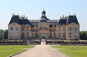 Façade nord du château de Vaux-le-Vicomte - Maincy (Seine-et-Marne, France).