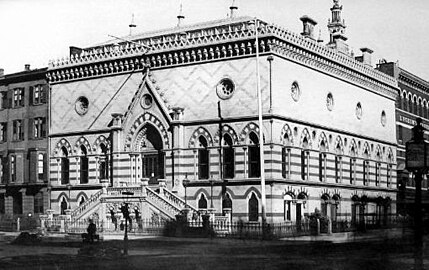 National Academy of Design in New York, (1863–65, now destroyed)