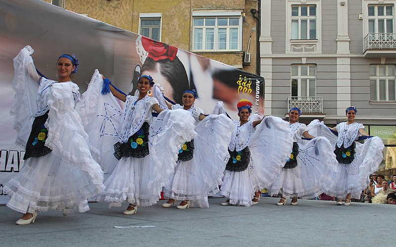 File:18th International Folklore Festival 2012, Plovdiv (Bulgaria) - Mexican dance group 06.jpg