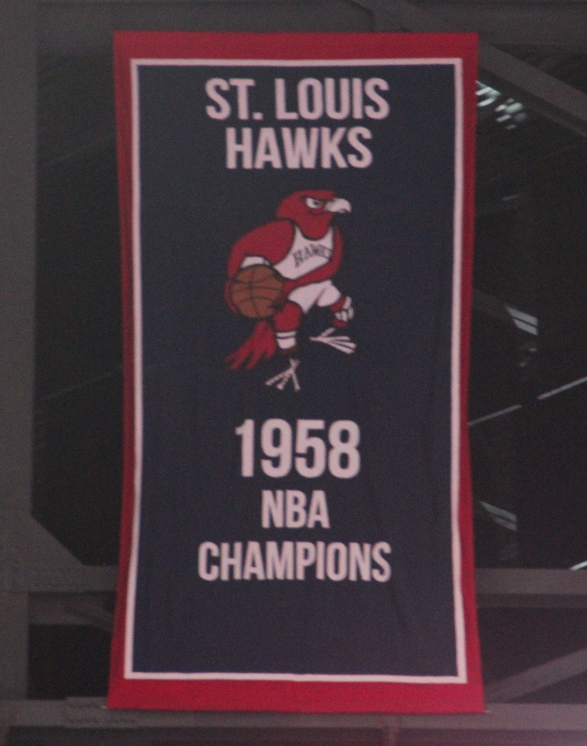 1958 St Louis Hawks NBA Finals 18k GP Brass India