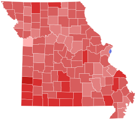 1994 United States Senate election in Missouri results map by county.svg