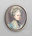 * Nomination Oval portrait miniature of a woman, oil painting by Valentine Manchon Duchesne from France. 19th century. Dimensions: 27 x 34 mm (1.06 x 1.34 in). Oval metal frame. Macro photography from original artwork. One centimetre indicative cale added on the photo. --Basile Morin 03:18, 8 August 2024 (UTC) * Promotion  Support Good quality.--Agnes Monkelbaan 04:08, 8 August 2024 (UTC)