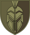 Current shoulder sleeve insignia, subdued variant, of the 1st Infantry Battalion.