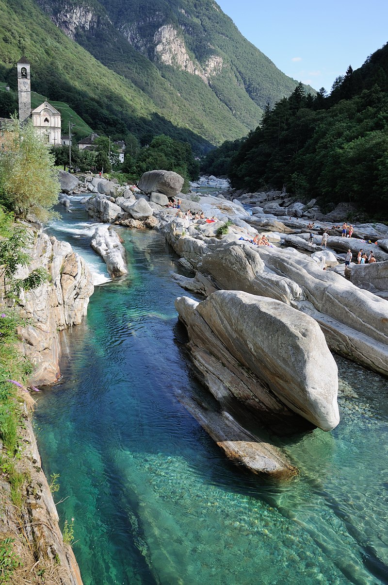 Река Верзаска Швейцария