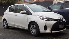 2015 Toyota Yaris (NCP130R) Ascent 5-door hatchback (2018-09-03) 01.jpg