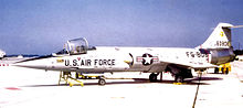 319th F-104A at Patrick AFB 319th Fighter-Interceptor Squadron-F-104A-56-0808.jpg