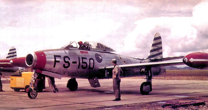 File:36th Fighter-Bomber Wing F-84E 49-2150 Furstenfeldbruck AB 1950.jpg
