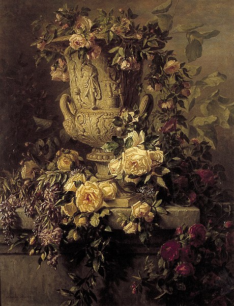 File:A.J. Haanen - De Zomer, stilleven met bloemen - B307 - Cultural Heritage Agency of the Netherlands Art Collection.jpg