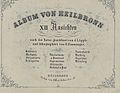 ALBUM VON HEILBRONN XII Ansichten nach der Natur gezeichnet von J. Läpple und lithographiert von E. Emminger