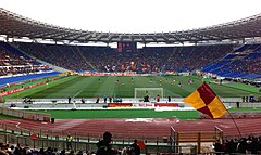 AS Roma fans at Stadio Olimpico during Roma-Inter.jpg