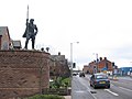 Image 32A Border Reiver : statue in Carlisle (from History of Cumbria)