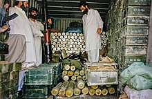 Abdul Majeed Dar inspecting a cache of arms Abdul Majeed Dar 03.jpg