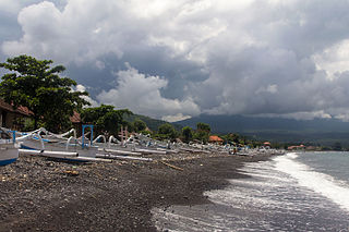 Amed (Bali) Group of fishing villages in Karangasem Regency on the east coast of Bali