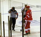 Referee with captains