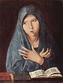 „Vienuolė annunciate“ (apie 1473, Senoji pinakoteka, Miunchenas)