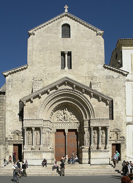 File:Arles kirche st trophime fassade.jpg