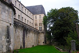 Fachada trasera del château